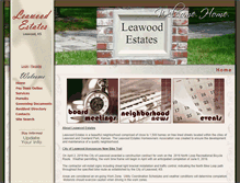 Tablet Screenshot of leawoodestates.net